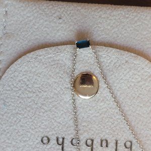 Bluboho Aquamarine Stirling Silver Necklace